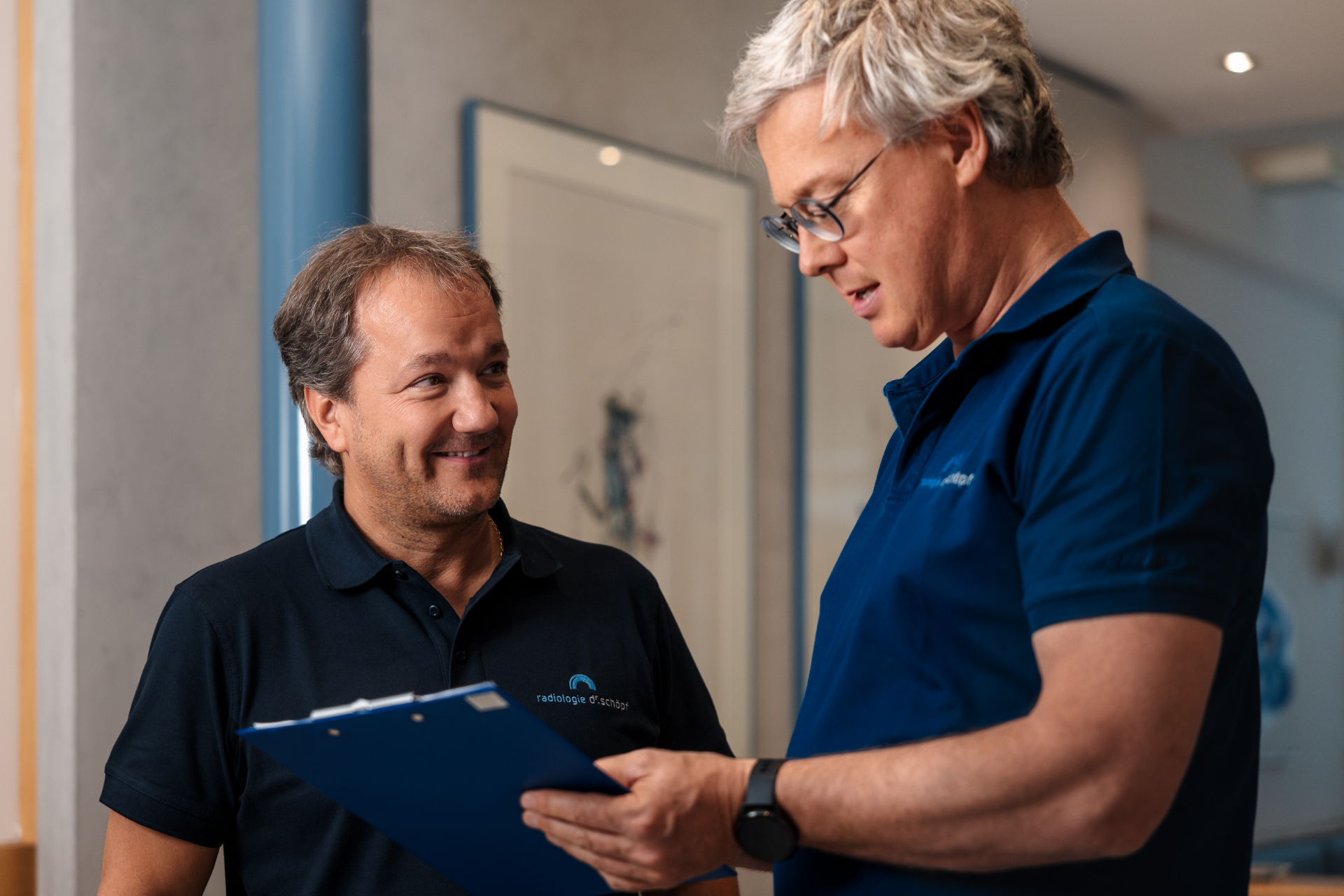 Team der Radiologie Dr. Daniel Schöpf bei der Arbeit